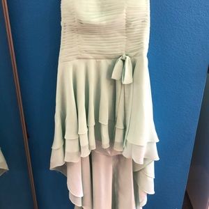 Mint High Low Dress
